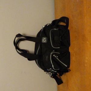 Kipling Defea Satchel Crossbody Bag Black